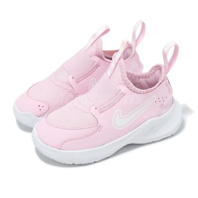 Nike Flex Runner TD Pink Foam White Toddler Infant Running