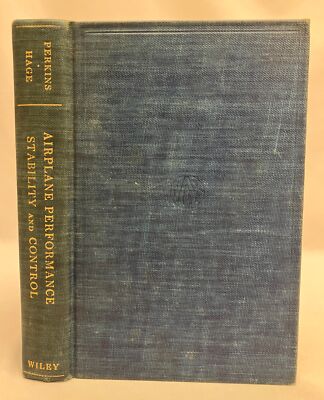 Airplane Performance Stability and Control by Perkins & Hage Hardcover