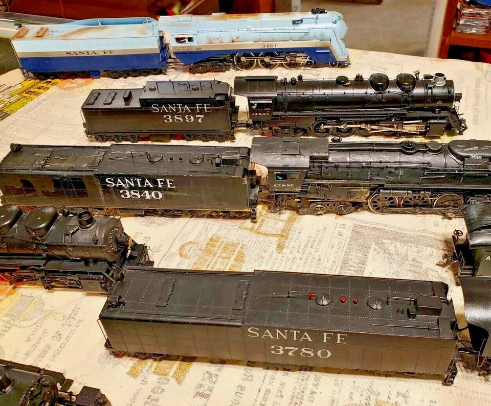 A-1  R.M.T.&.T - Brass Steam Engine  Painting Service  starts at $ 295.00 - Image 3 of 4