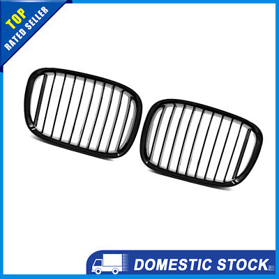 Kühlergrill Nieren Grill Nieren-Ersatz glänzend Schwarz für BMW 5ER E39B M5 540i