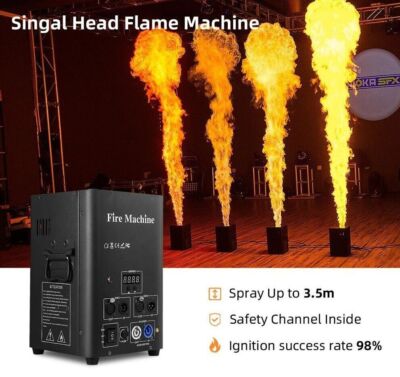DMX Fire Machine Stage Effect Flame Thrower Professional Indoor Outdoor Event