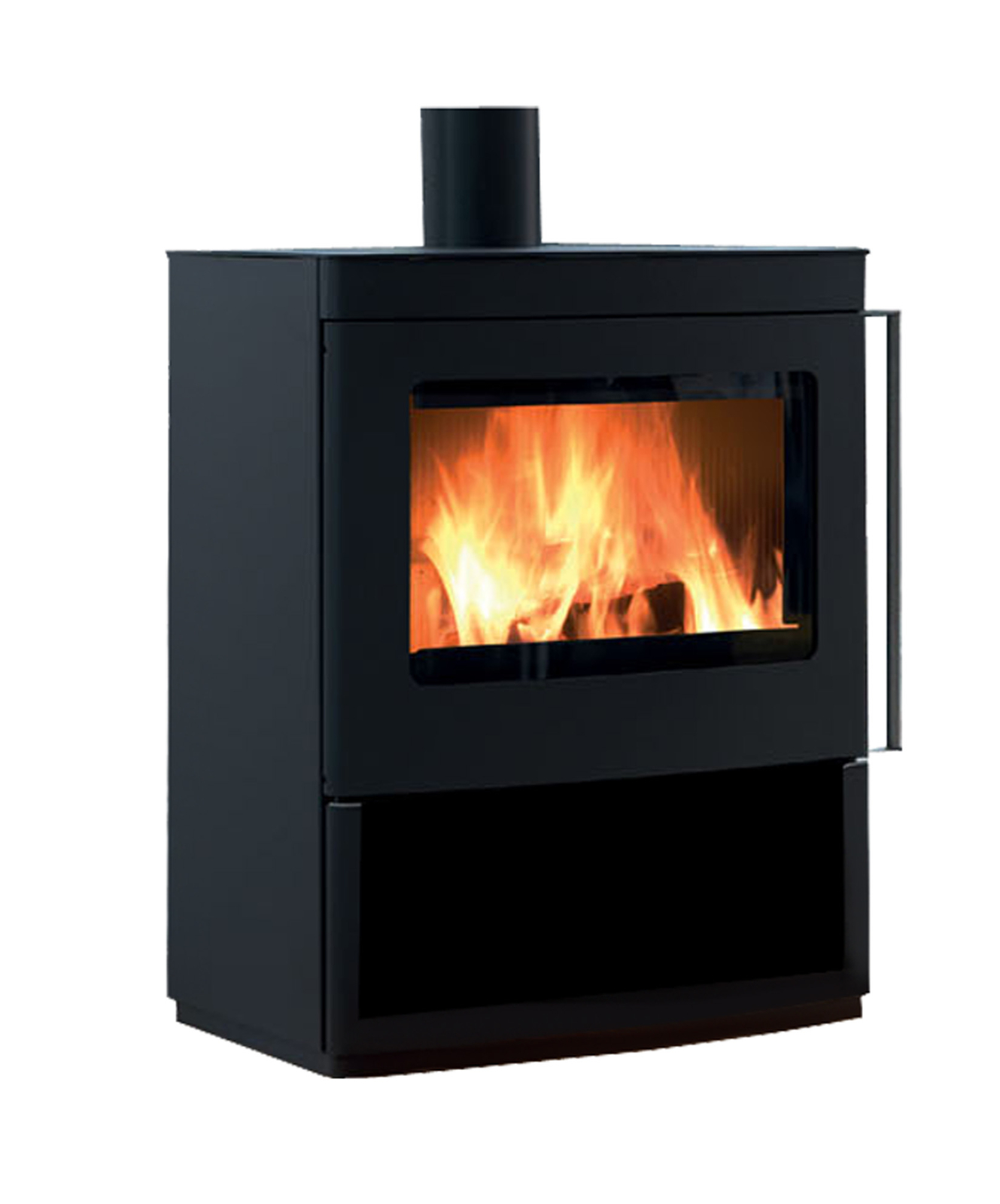 Palazzetti Nicole Natural Air Wood Stove Open Space Power 9.8 kW Steel |  eBay