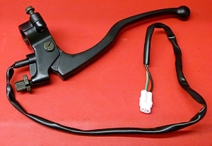 Levier quad gauche noir universel pour guidon de 22mm