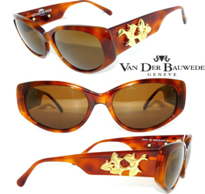 VAN DER BAUWEDE SUNGLASSES BROWN GOLD GRACE 414 GIANNI T74 EYEGLASSES MEDUSA CASE