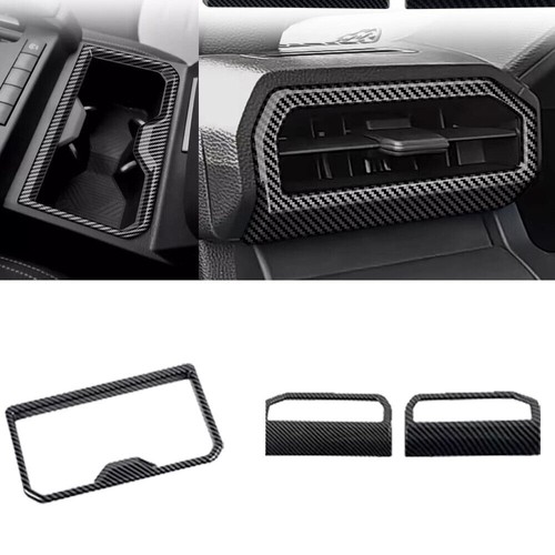 15x Carbon Patten Interior Accessories Kits Cover Trim For Toyota Tacoma 2024-25 - Picture 5 of 16