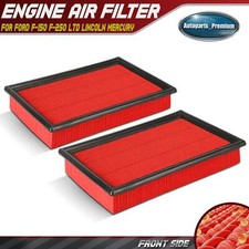 2x High Performance Engine Air Filter for Ford F-150 F-250 LTD Lincoln Mercury