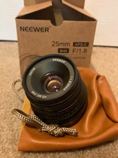 Neewer 25mm f/1.8 Aperture APS-C Multicoated Camera Lens
