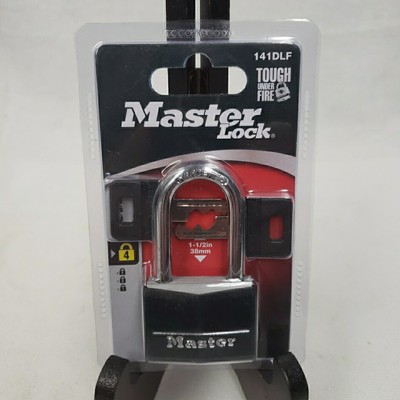 NEW Master Lock Size 4 Keyed(2) Lock/Padlock 141DLF Gates/Sheds/Storage Locker
