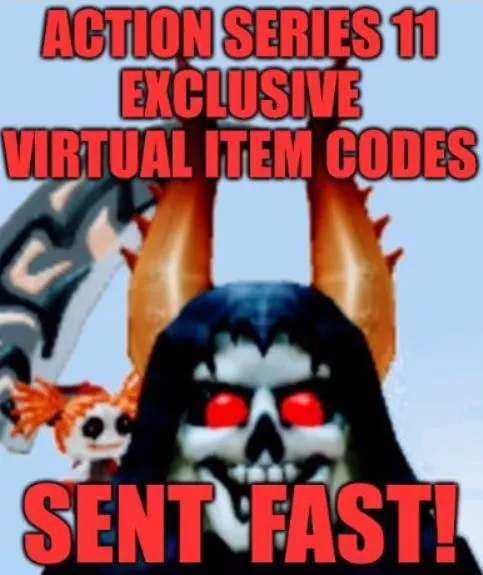 Roblox Action Series 11 Exclusive Virtual Item Code Messaged FAST