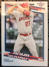 2022 Topps Opening Day Bomb Squad #BS-8 Mike Trout, Angels