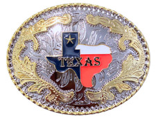 TEXAS STATE MAP FLAG BELT BUCKLE PRAYING COWBOY WESTERN RODEO FASHION HORSE