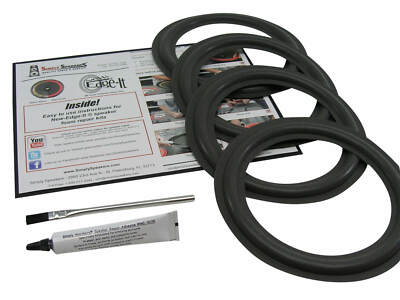 Infinity Kappa 80 8'' Woofer Speaker Foam Replacement Repair Kit 4 pack FSK-8-4
