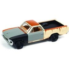 JOHNNY LIGHTNING 1966 CHEVY EL CAMINO 1/64 LEMONWOOD YELLOW JLSP212 B DIECAST