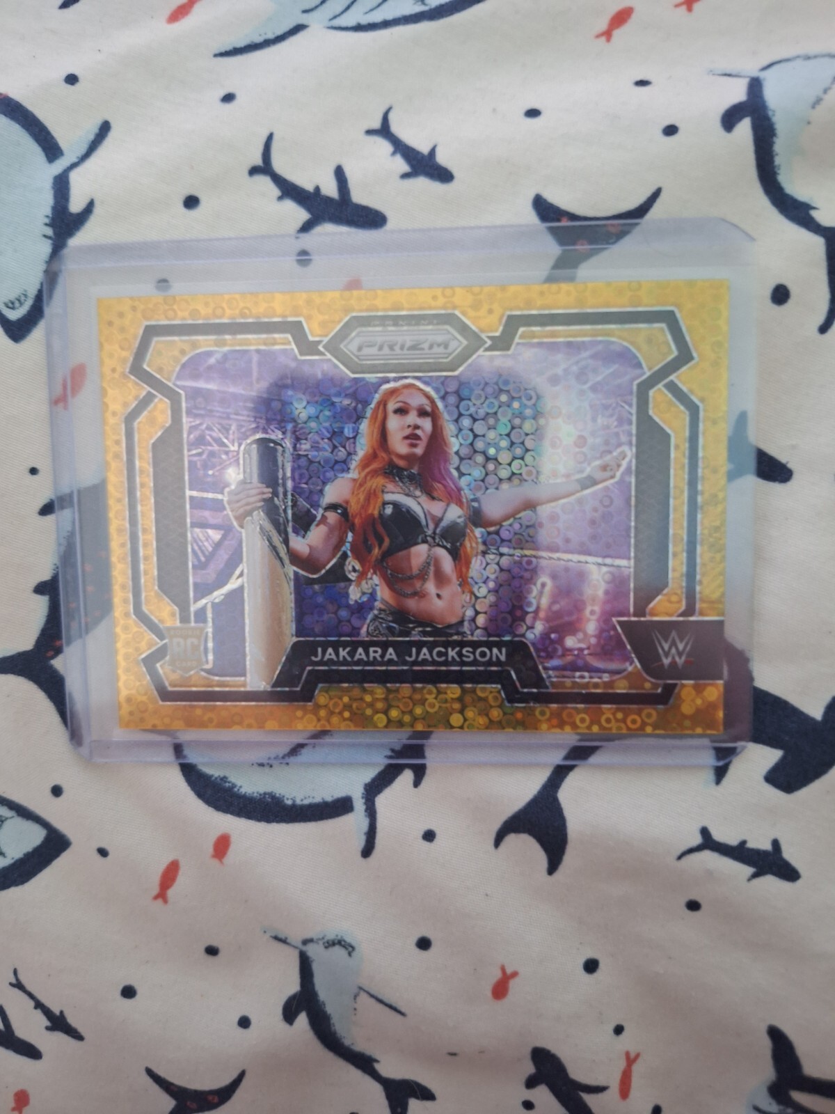 2024 PANINI PRIZM WWE GOLD DISCO PRIZM JAKARA JACKSON RC /10