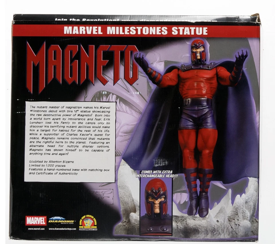 NUEVO/Sellado HITOS Magneto ESTATUA X-MEN HERMANDAD DE MUTANTES Diorama 2007 Foto 2 de 4