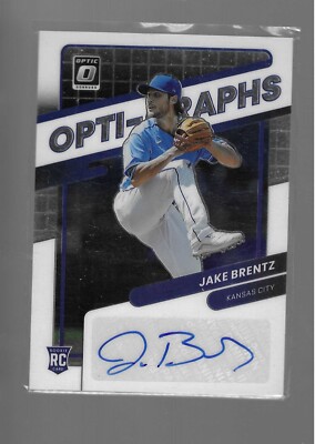 JAKE BRENTZ 2022 PANINI DONRUSS OPTIC AUTO ROOKIE OPTI-GRAPHS #OG-JB