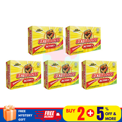 EXTRA JOSS Active Flavour 5 Box Energy Drink Powder Boost Stamina