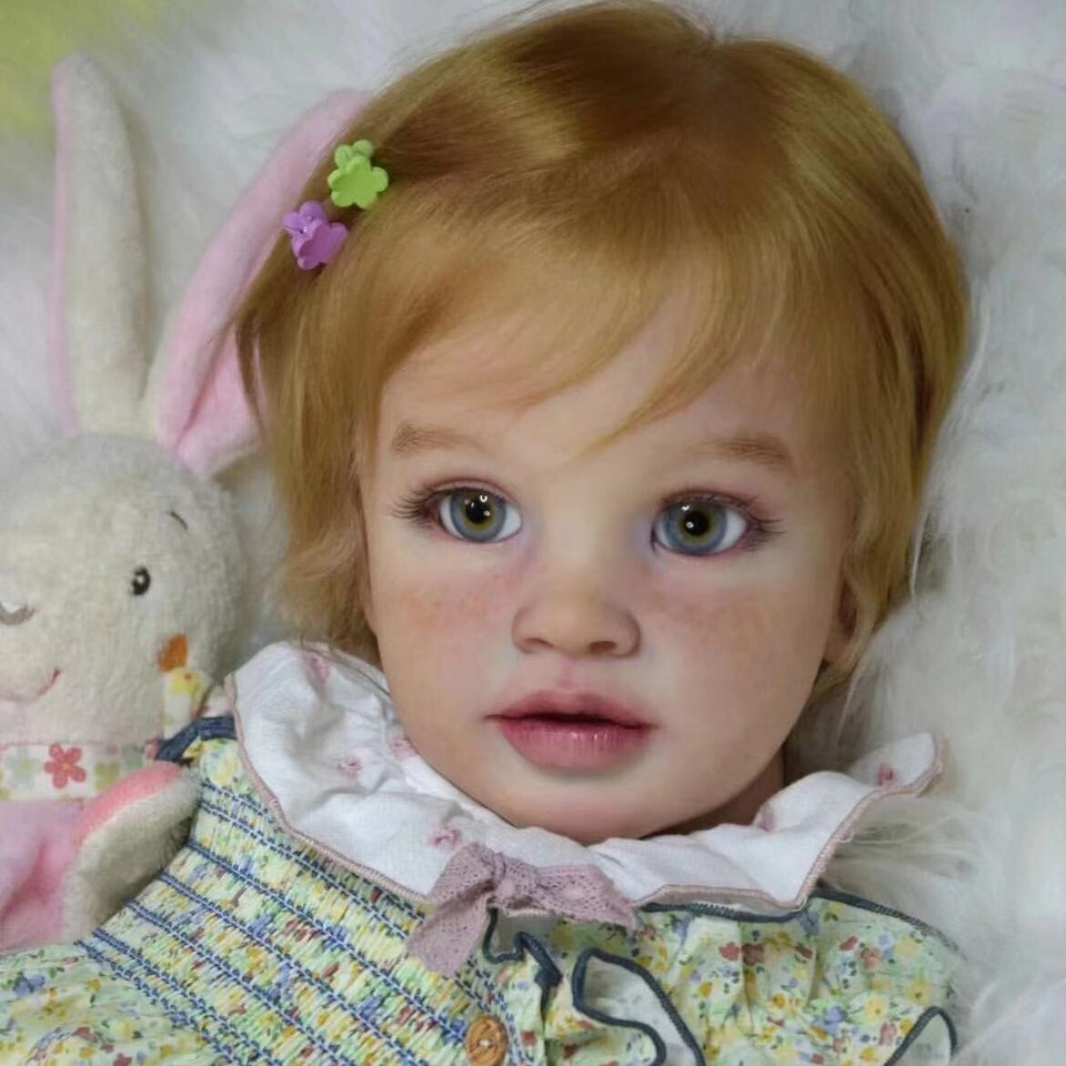 26" Huge Reborn Baby Doll Kit Toddler Pippa Girl Realistic Unfinished