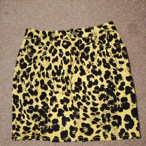 leopard skirt size 12