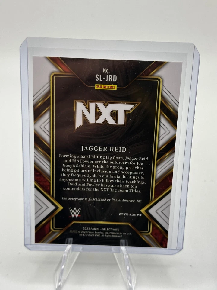 2023 WWE - Select - Auto - Signature Selections - Silver - #3 Jagger Reid - Image 2 of 2