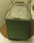 Antique Galvanized Steel Fishing ICE BOX w Separate Bait Compartment EXCELLENT!! — photo 2