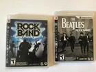 Lot of 2 - PS3 ROCK BAND & PS3 THE BEATLES ROCKBAND