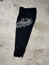 Vintage Y2K Karl Kani Baggy Sweatpants Big Embroidery Logo