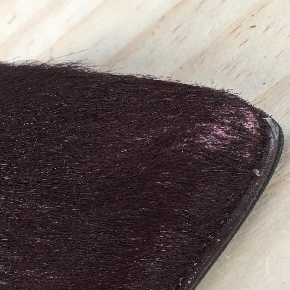 Kenneth Cole Reaction Tacones Mujer 8 M Punta Punta Bomba Cuero Borgoña Cremallera Foto 4 de 4