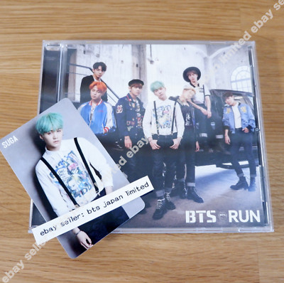 BTS SUGA RUN Official limited Photocard + Normal ver. CD set Photo