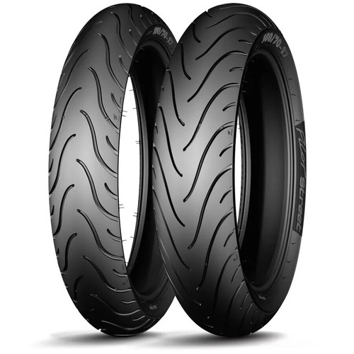 Michelin Pilot Street 100/80-17 52S & 130/70-17 62S TL Motorcycle Tyre Pair