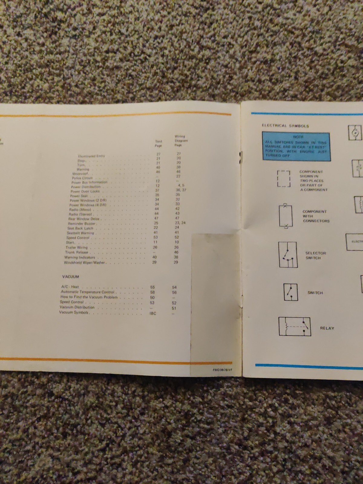 1979 Cougar LTD II Thunderbird XR7 Electrical Vacuum Trouble 