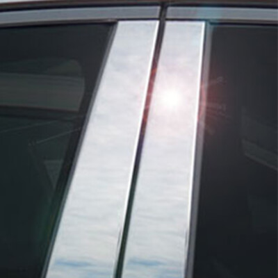 6-Piece Gloss Black Pillar Post Trim Set For BMW 3 Series E46 Sedan 98-05 – Self-Adhesive Cover