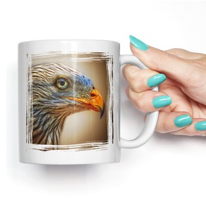 Coffee Mug Tea Cup Ceramic Red Kite Bird Animal Ebay