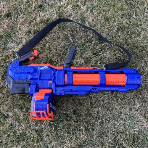 🔥NERF Elite Titan CS-50 Toy Blaster Fully Motorized, 50-Dart Drum Tested Works