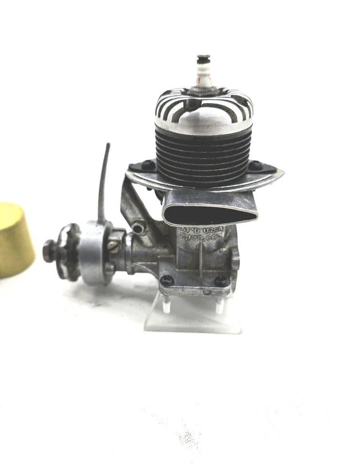 HERKIMER OK HOTHEAD 29 GLOW MODEL AIRPLANE ENGINE GOLD TANKS M2 - Image 3 of 4