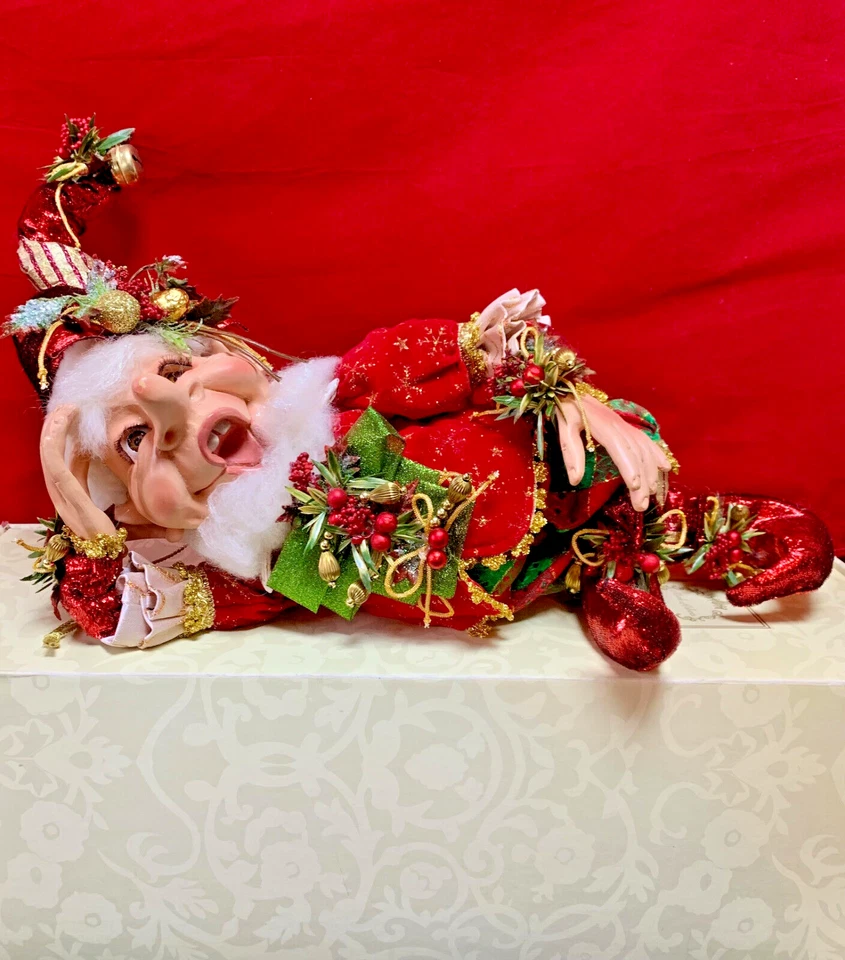 Mark Roberts 2008 vintage numerado edición limitada Hollyberry Elf 51-82128 mediano con caja Foto 2 de 4