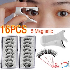 Reusable Natural Magnetic Eyelashes with Appl...