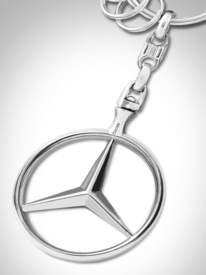 Mercedes-Benz Brussels Key Chain Key Ring Collection OEM B6 695