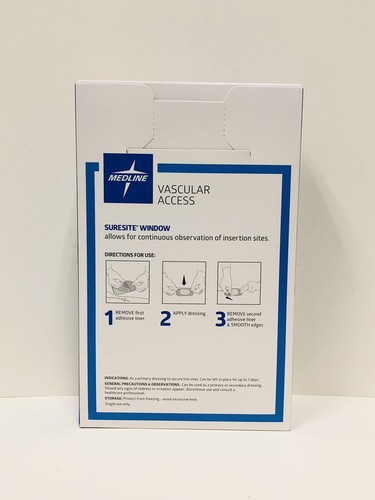 Medline Suresite Window Transparent Film Dressing 50 Pack 4"x 4.5" New - Picture 4 of 4