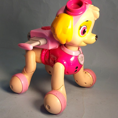 Paw Patrol Zoomer Skye Interactive Dog Robotic Pup Moves Speaks English & French