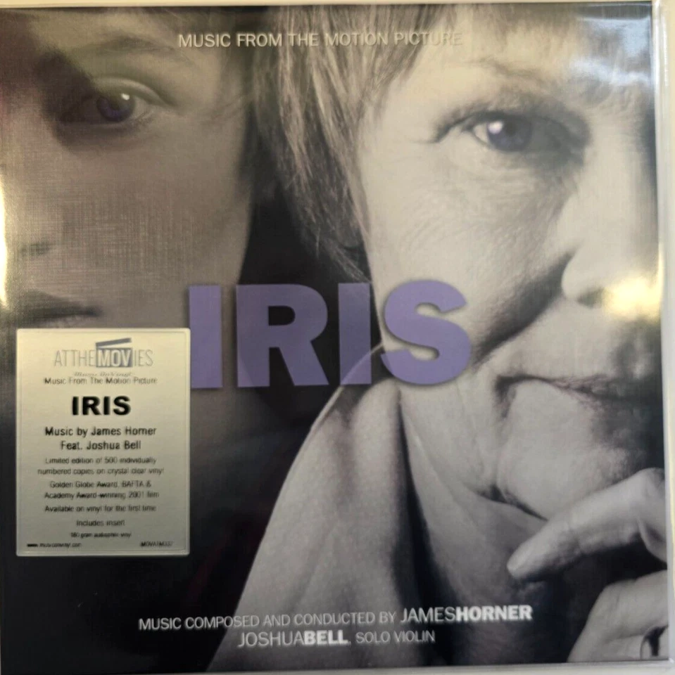 James Horner, Joshua Bell – Iris LP Album vinyl record limited clear numbered - Image 2 of 4