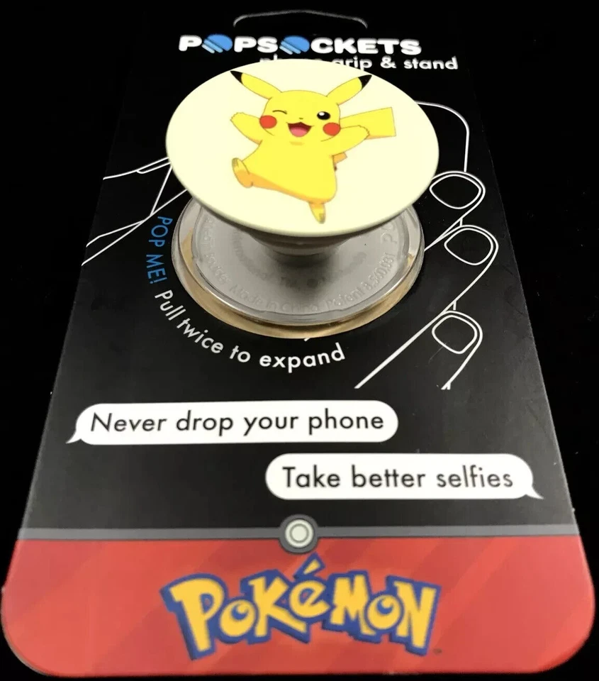 AUTHENTIC PopSockets Pokémon Pikachu PopSocket Phone Grip - Image 2 of 3