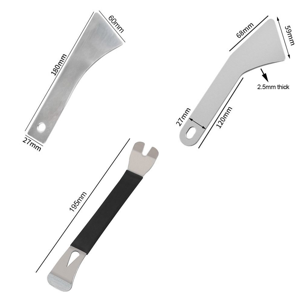 Fastener Driver Crowbar Stainless Steel Rocker Plate Level Pry Audio ...