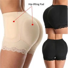 Women's Butt Lifter Panties Padded Underwear Hip Enhancer Booty Shaper Fake Ass