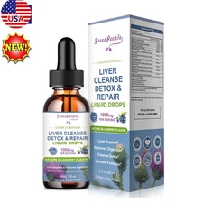 Liver Health Supplement Herbal Complex Drops for Liver Cleanse Detox & Repair