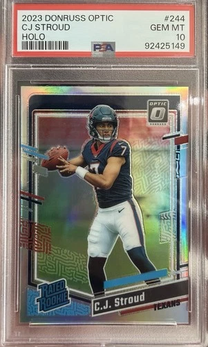 2023 Panini Donruss Optic - Rated Rookie C.J. Stroud #244 Holo Prizm (RC)