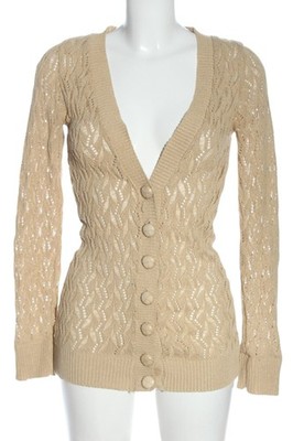 QED LONDON Cardigan Damen Jacke Gr. DE 36 sandbraun Casual-Look