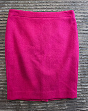 J.CREW Women's Pink Tweed Pencil Skirt Knee Length Regular Size 12 AC276