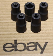 5 pcs Proto Professional 6931 Hex Power Bit Holder 3/8" Drive Vintage Made USA