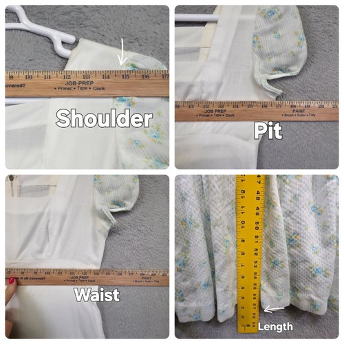 Vintage Prairie Maxi Dress XS Cottagecore 60s 70s Boho 2 Piece Layered, Size XS, $69.99 - Photo 24